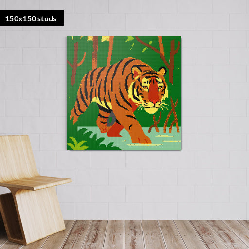 150*150studs, 120*120cm, 47,25*47,25inch