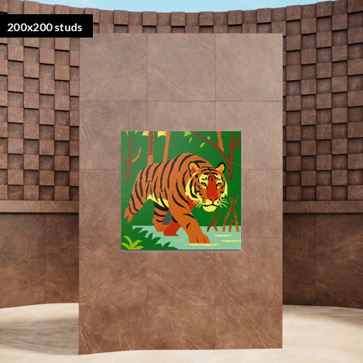 200*200studs, 160*160cm, 63*63inch