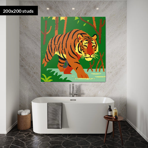200*200studs, 160*160cm, 63*63inch