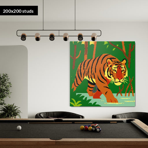 200*200studs, 160*160cm, 63*63inch