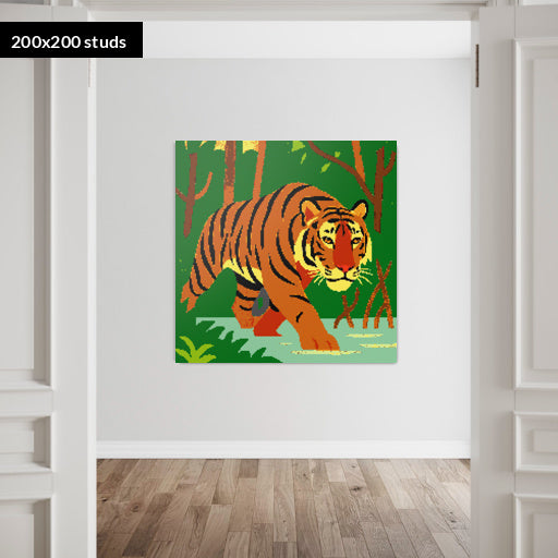 200*200studs, 160*160cm, 63*63inch