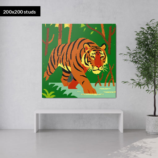 200*200studs, 160*160cm, 63*63inch