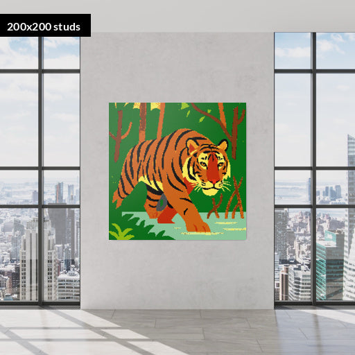 200*200studs, 160*160cm, 63*63inch