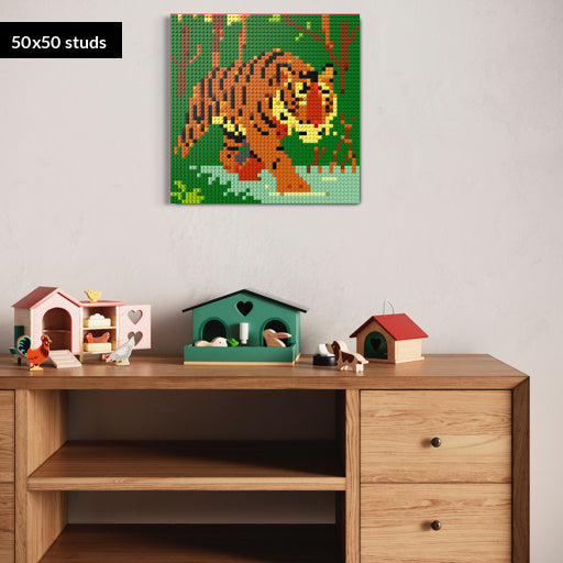 50*50studs, 40*40cm, 15,75*15,75inch