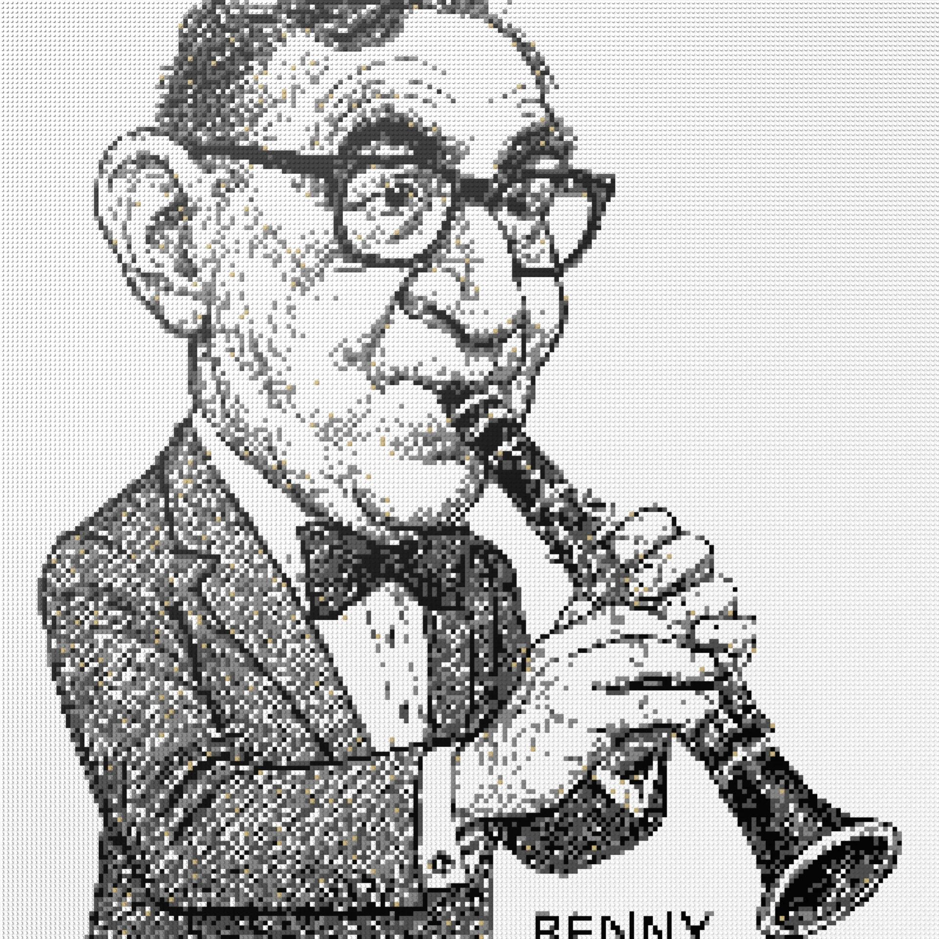 200*200studs, 160*160cm, 63*63inch