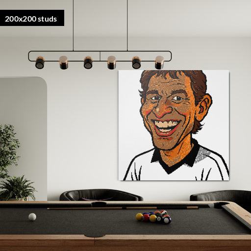 200*200studs, 160*160cm, 63*63inch