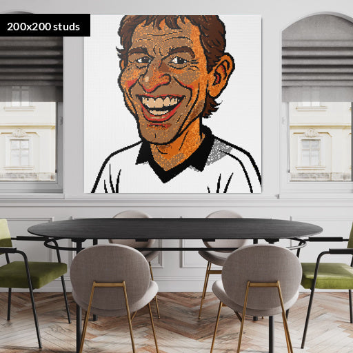 200*200studs, 160*160cm, 63*63inch