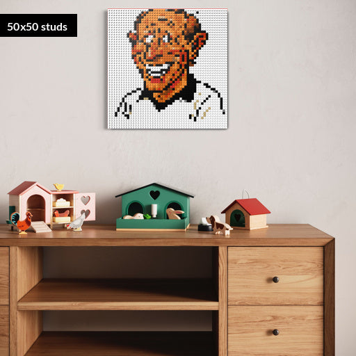 50*50studs, 40*40cm, 15,75*15,75inch