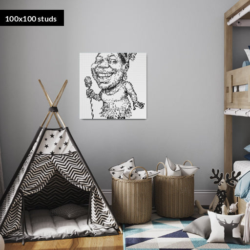 100*100studs, 80*80cm, 31,5*31,5inch