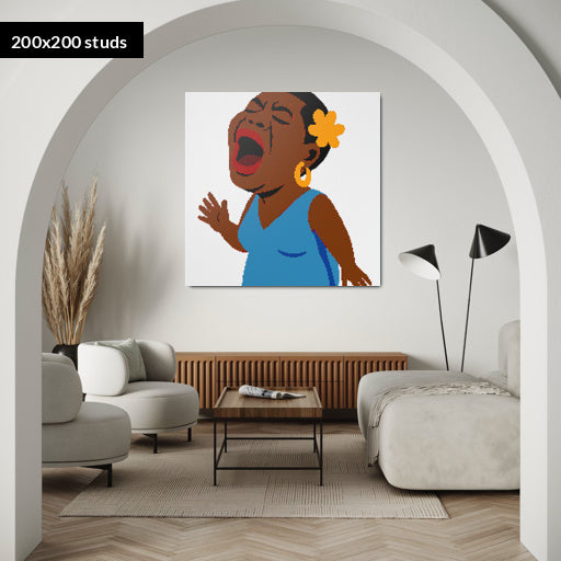 200*200studs, 160*160cm, 63*63inch