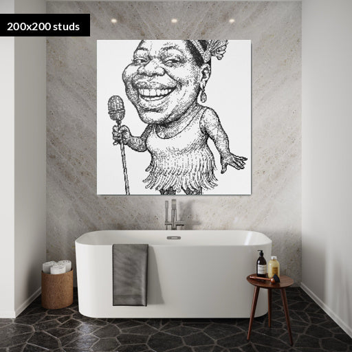 200*200studs, 160*160cm, 63*63inch