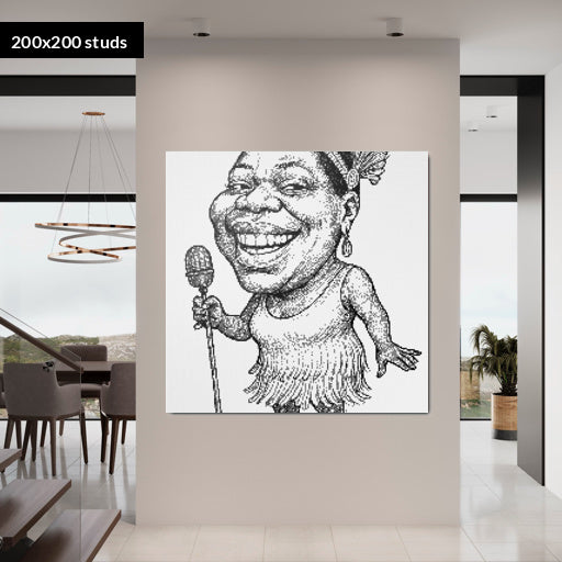 200*200studs, 160*160cm, 63*63inch