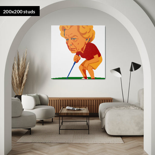 200*200studs, 160*160cm, 63*63inch