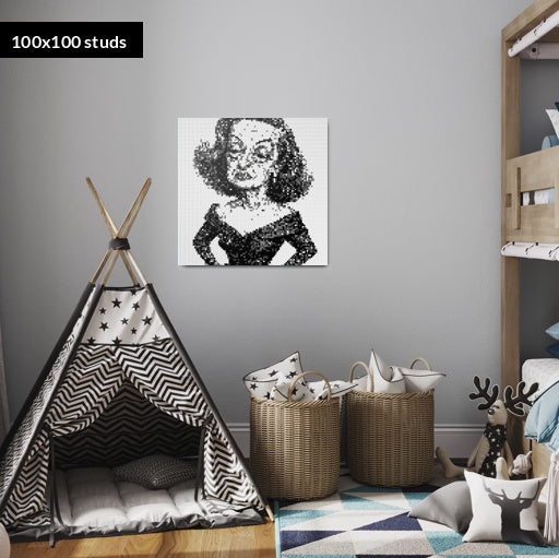 100*100studs, 80*80cm, 31,5*31,5inch