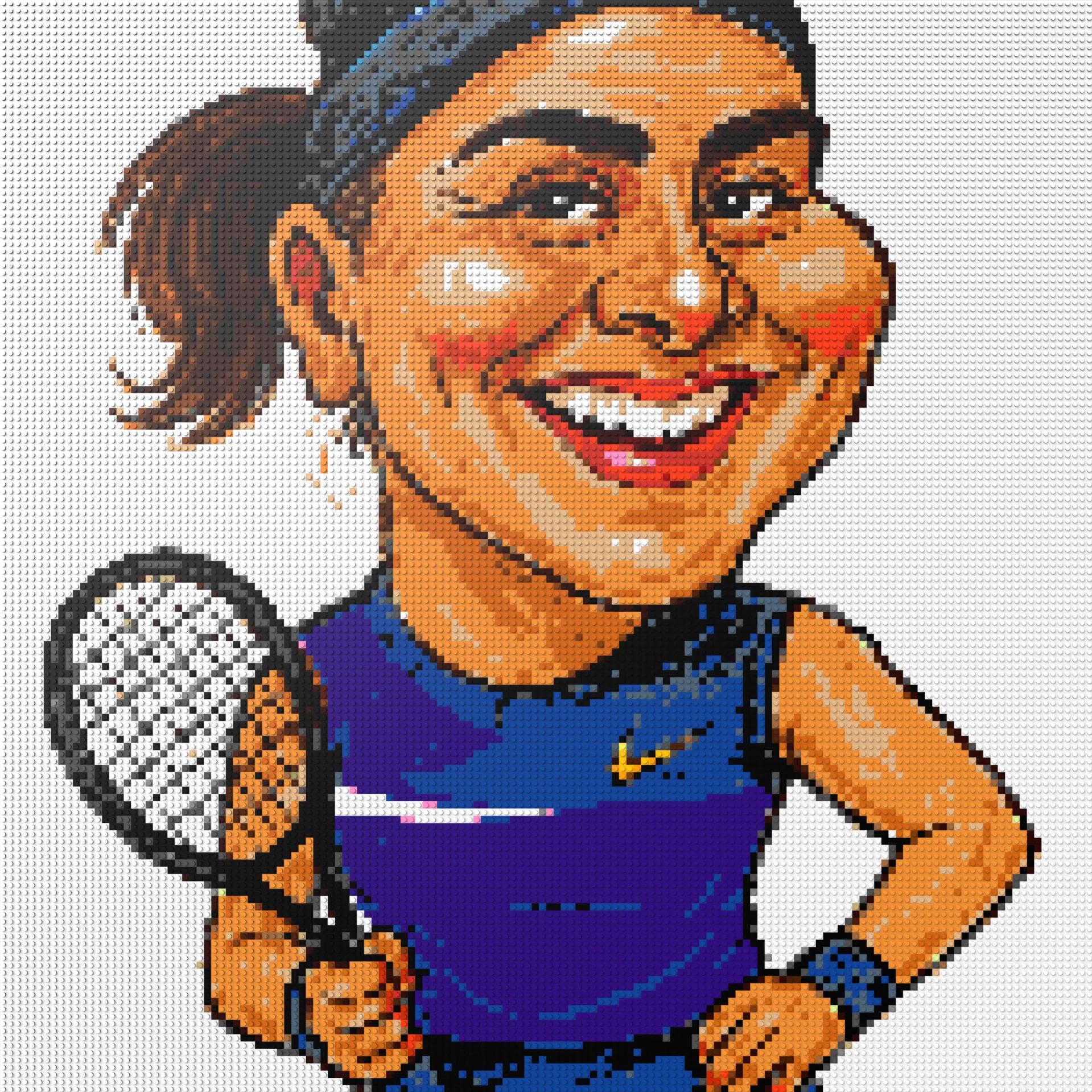 150*150studs, 120*120cm, 47,25*47,25inch