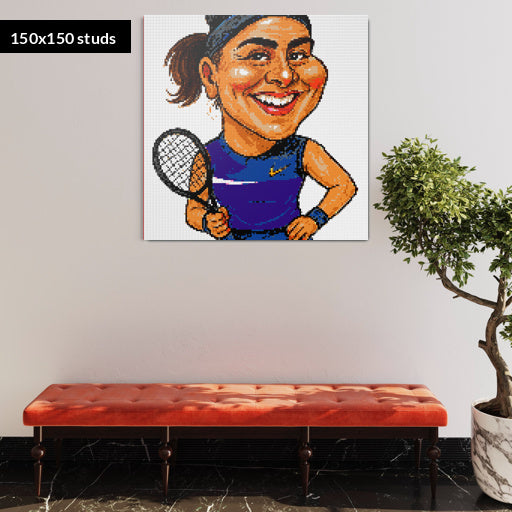 150*150studs, 120*120cm, 47,25*47,25inch