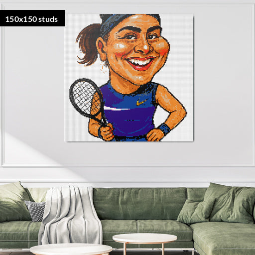 150*150studs, 120*120cm, 47,25*47,25inch