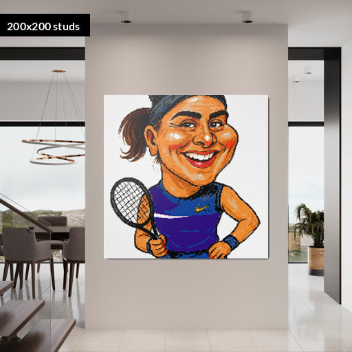 200*200studs, 160*160cm, 63*63inch