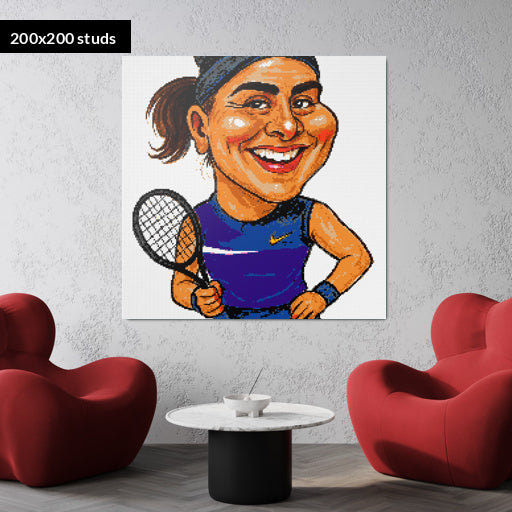 200*200studs, 160*160cm, 63*63inch