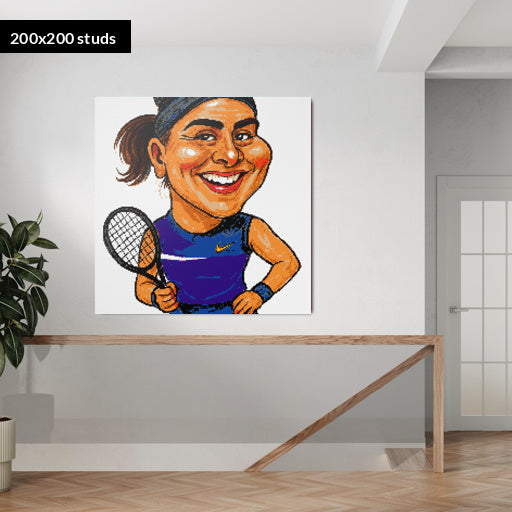 200*200studs, 160*160cm, 63*63inch