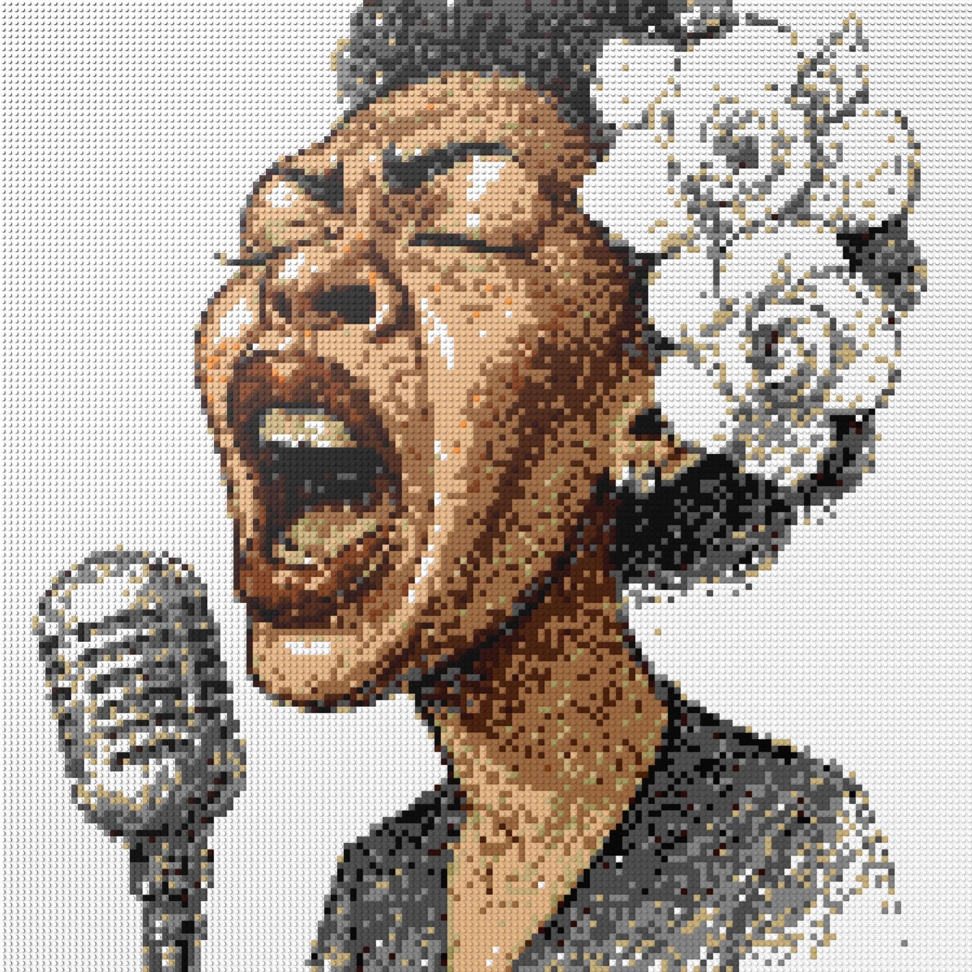 150*150studs, 120*120cm, 47,25*47,25inch