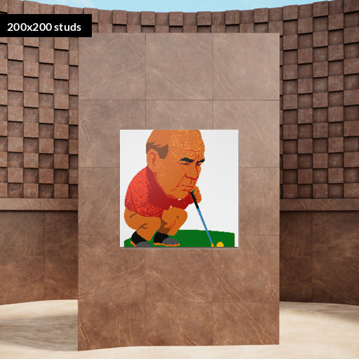 200*200studs, 160*160cm, 63*63inch