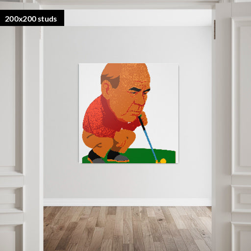 200*200studs, 160*160cm, 63*63inch
