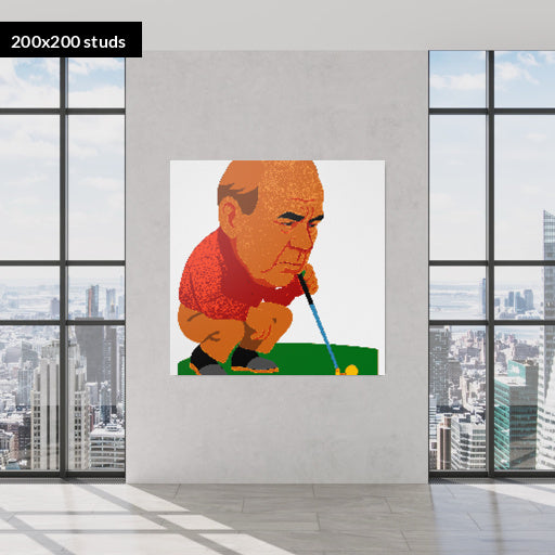 200*200studs, 160*160cm, 63*63inch
