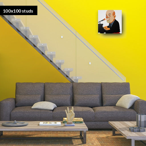 100*100studs, 80*80cm, 31,5*31,5inch