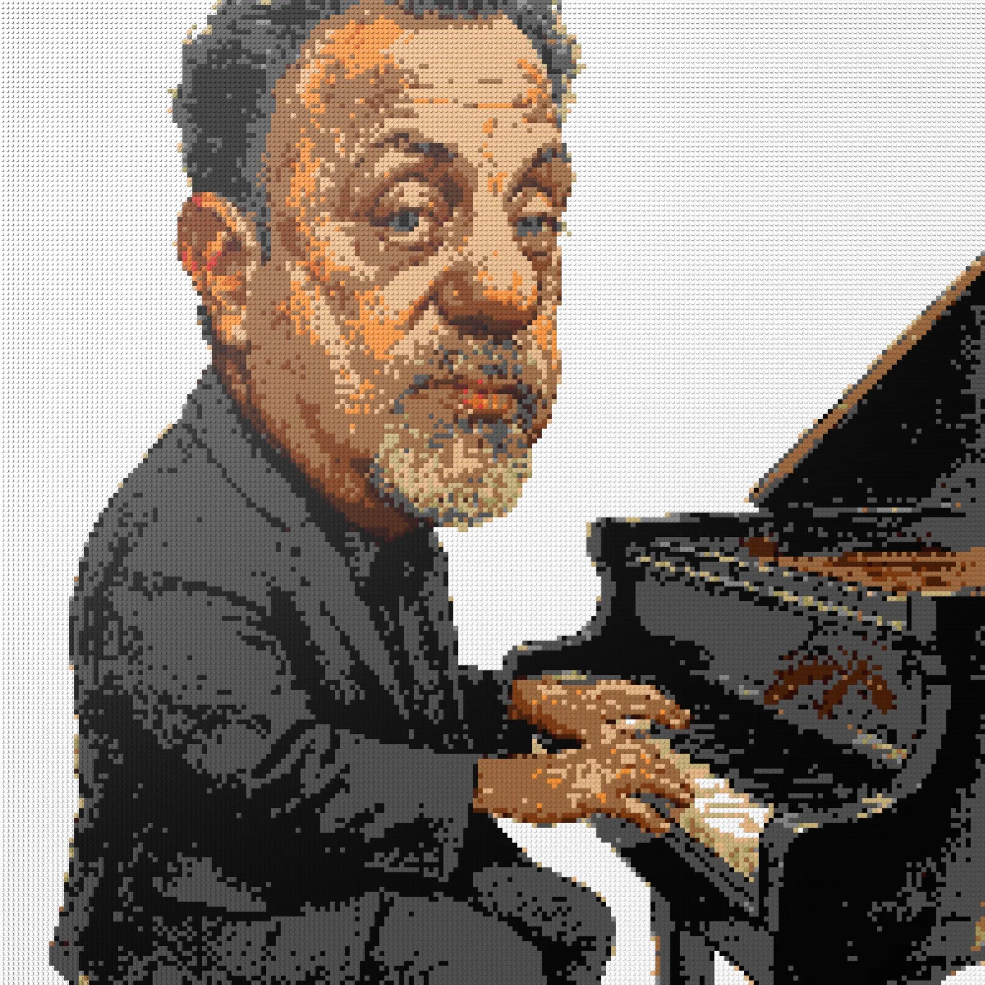 200*200studs, 160*160cm, 63*63inch