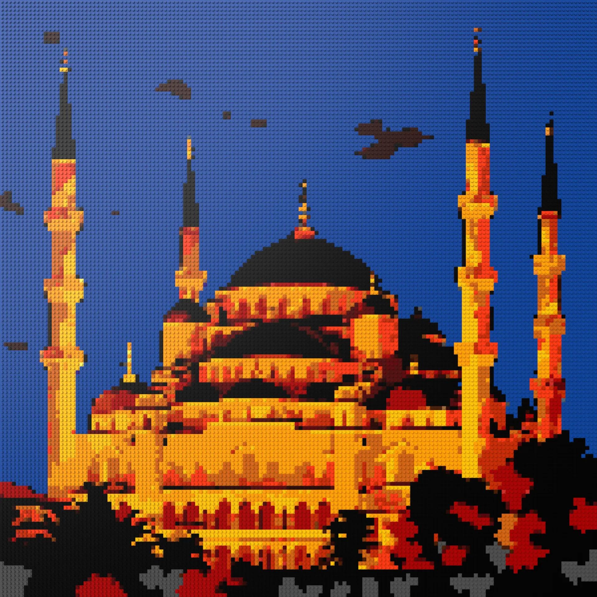 150*150studs, 120*120cm, 47,25*47,25inch