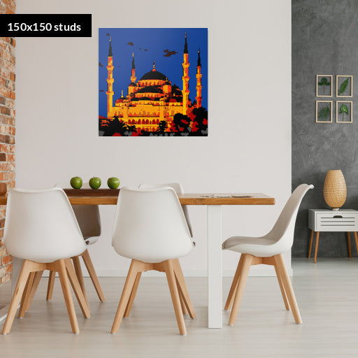 150*150studs, 120*120cm, 47,25*47,25inch