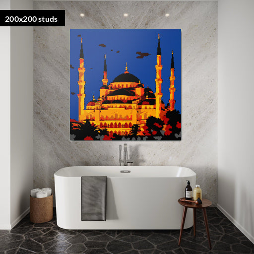 200*200studs, 160*160cm, 63*63inch