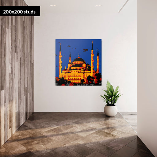 200*200studs, 160*160cm, 63*63inch
