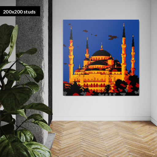 200*200studs, 160*160cm, 63*63inch