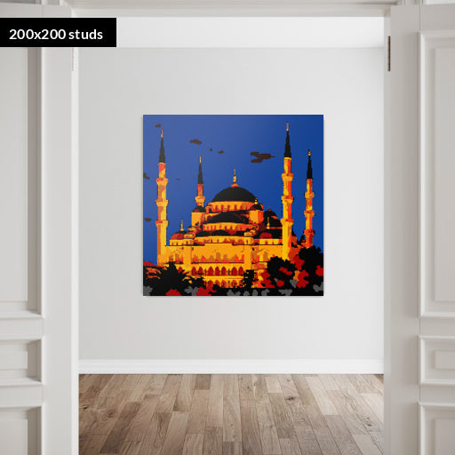 200*200studs, 160*160cm, 63*63inch