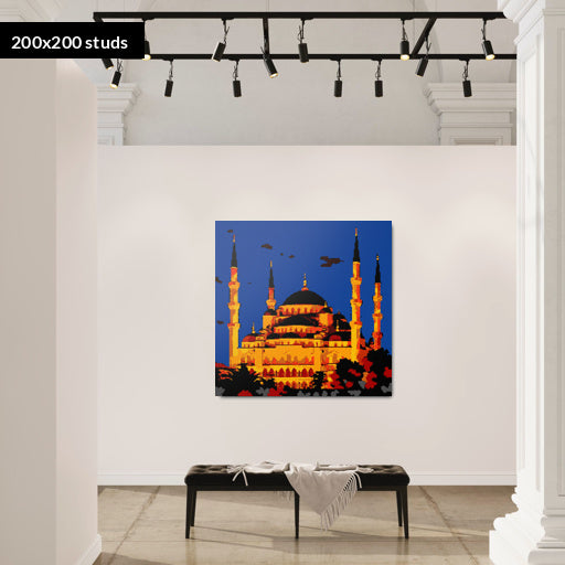 200*200studs, 160*160cm, 63*63inch