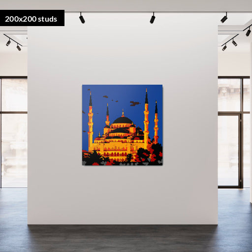 200*200studs, 160*160cm, 63*63inch