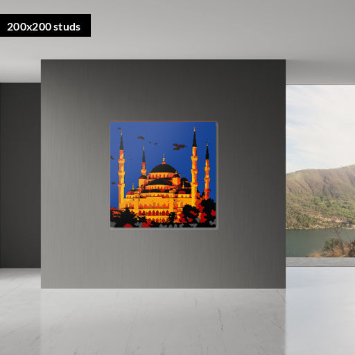 200*200studs, 160*160cm, 63*63inch