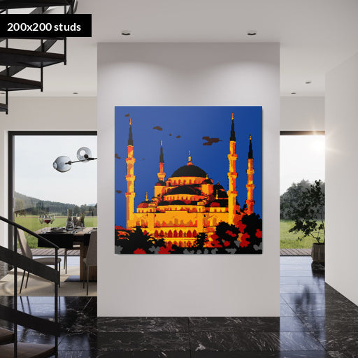200*200studs, 160*160cm, 63*63inch