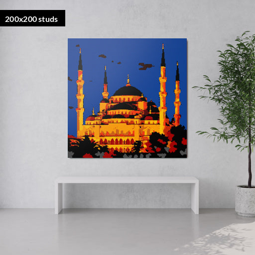 200*200studs, 160*160cm, 63*63inch