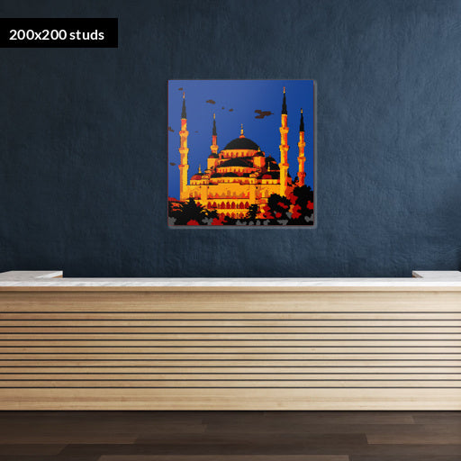 200*200studs, 160*160cm, 63*63inch