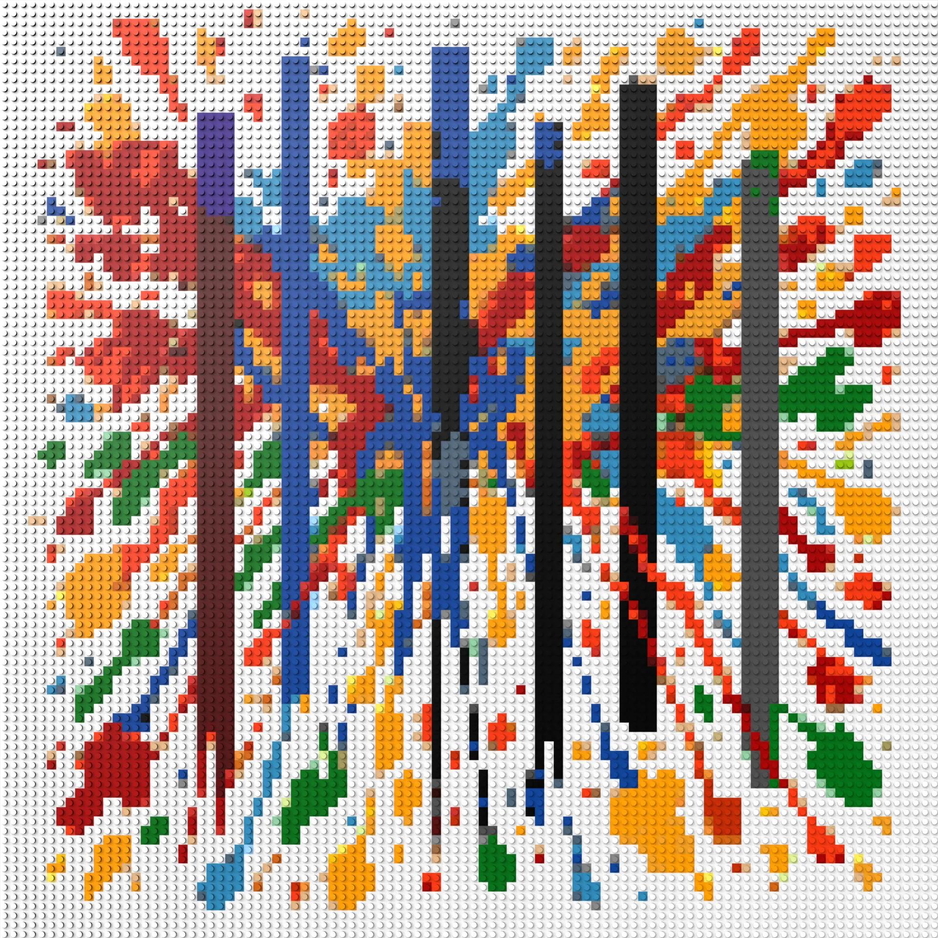 100*100studs, 80*80cm, 31,5*31,5inch