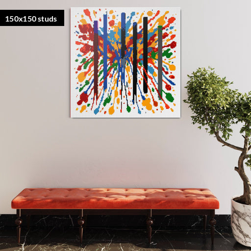 150*150studs, 120*120cm, 47,25*47,25inch