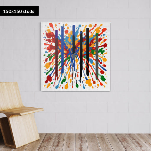 150*150studs, 120*120cm, 47,25*47,25inch