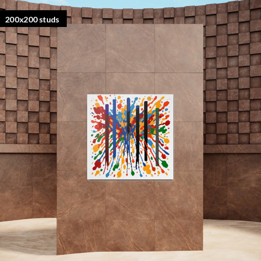 200*200studs, 160*160cm, 63*63inch