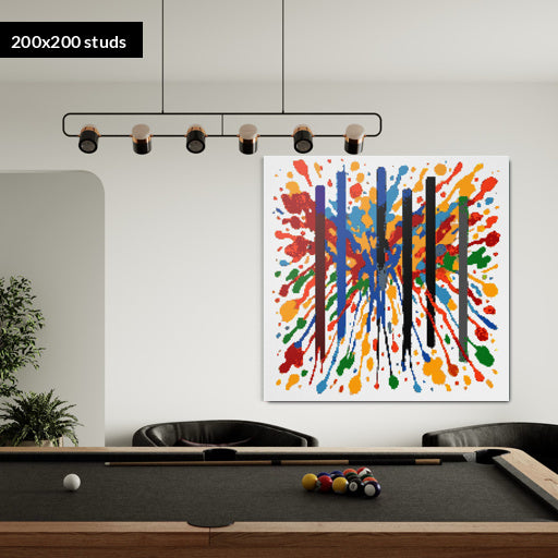 200*200studs, 160*160cm, 63*63inch