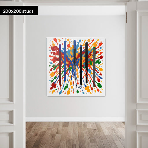 200*200studs, 160*160cm, 63*63inch