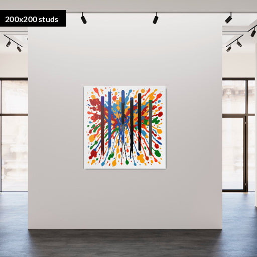 200*200studs, 160*160cm, 63*63inch