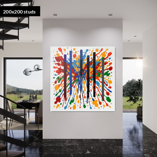 200*200studs, 160*160cm, 63*63inch